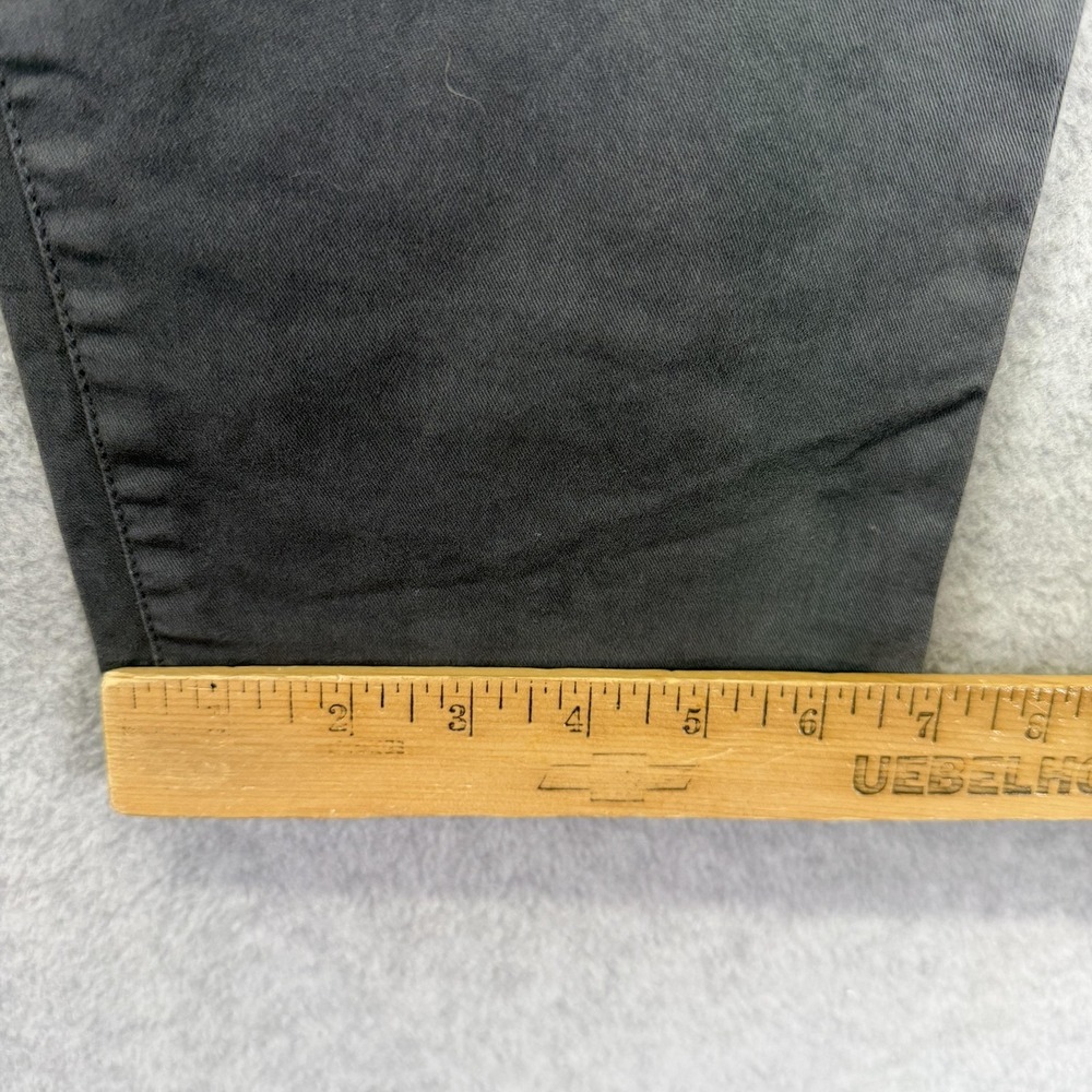 Flint And Tinder Pants Mens 33x30 Gray Chino Tapered Fit Stretch 5-Pocket - Picture 4 of 9